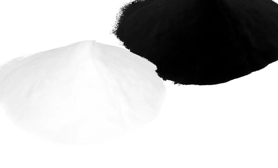 White and Black DTF Powder