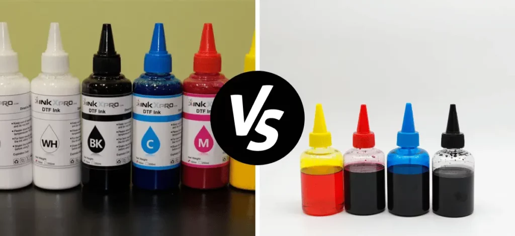 DTF Ink vs Sublimation Ink: the Ultimate Comparison