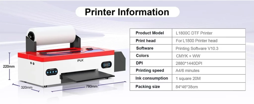 epson l1800 dtf printer